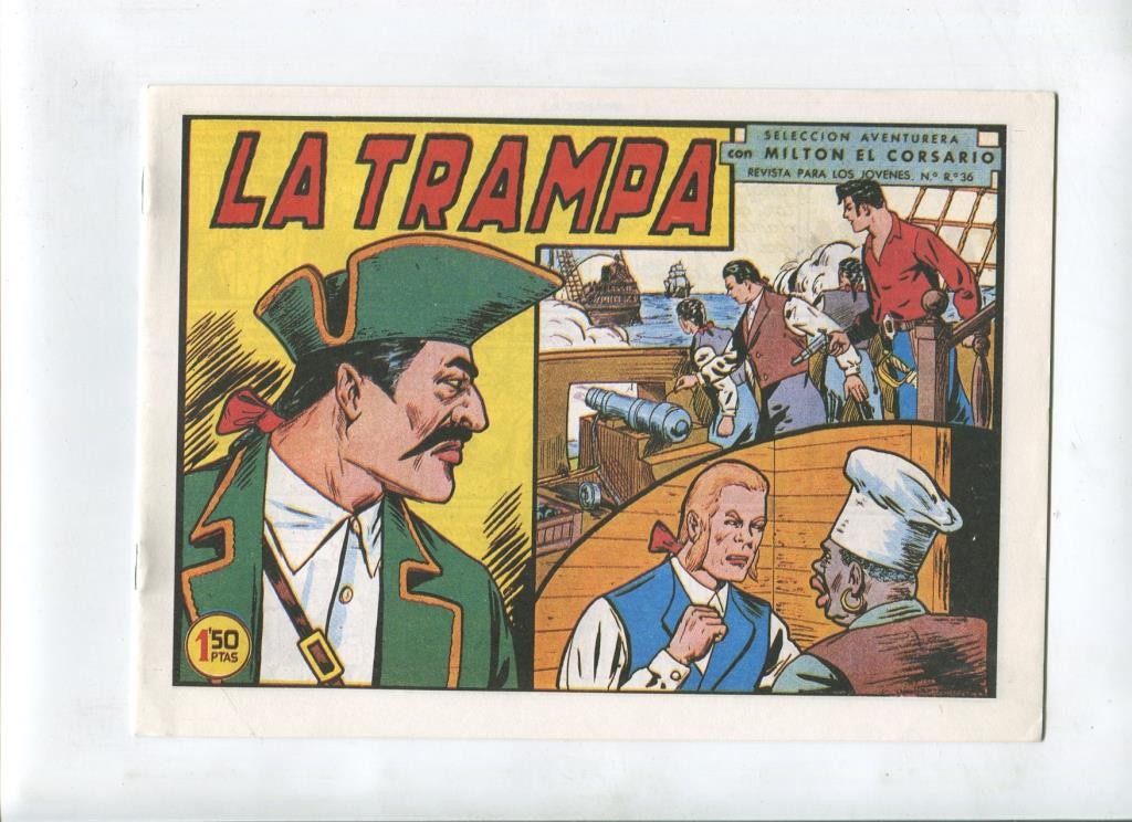 Milton el Corsario , facsimil numero 037: La trampa