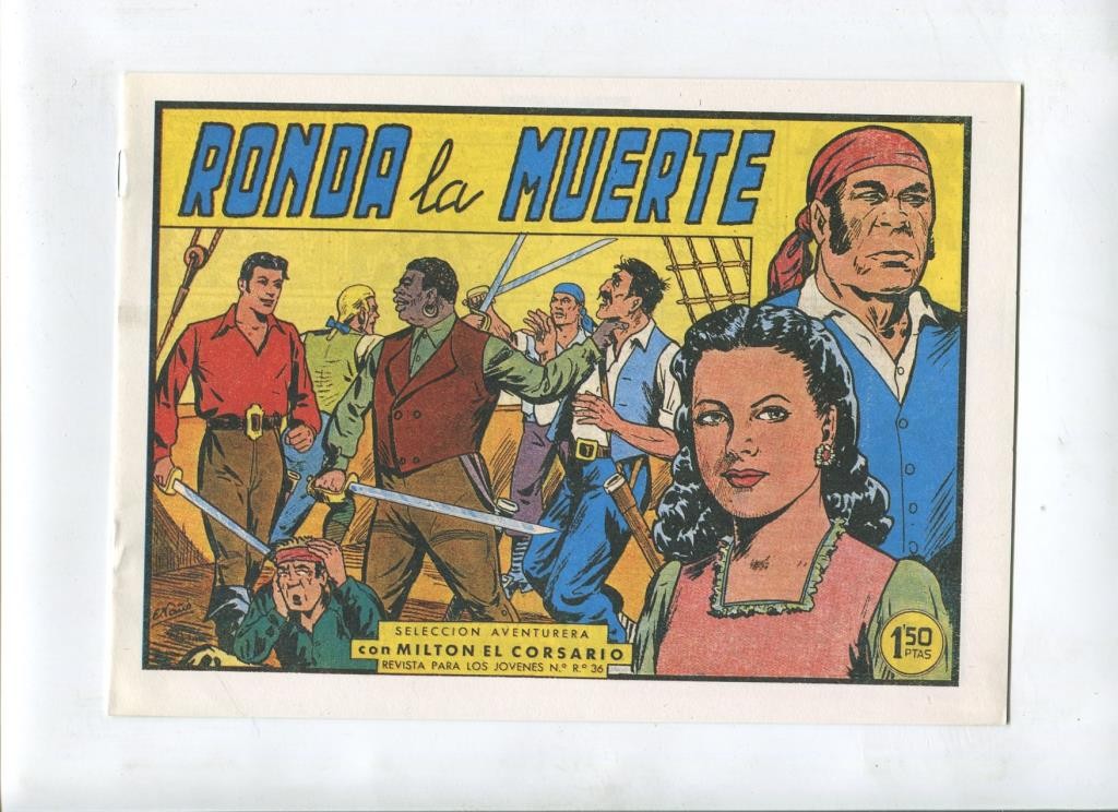 Milton el Corsario , facsimil numero 041: Ronda la muerte