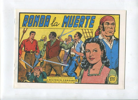 Milton el Corsario , facsimil numero 041: Ronda la muerte
