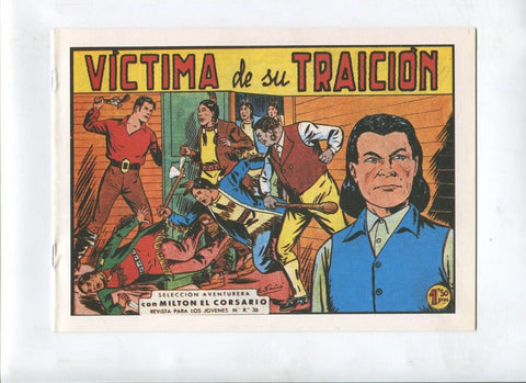 Milton el Corsario , facsimil numero 048: Victima de su traicion