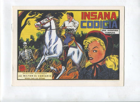 Milton el Corsario , facsimil numero 087: Insana codicia