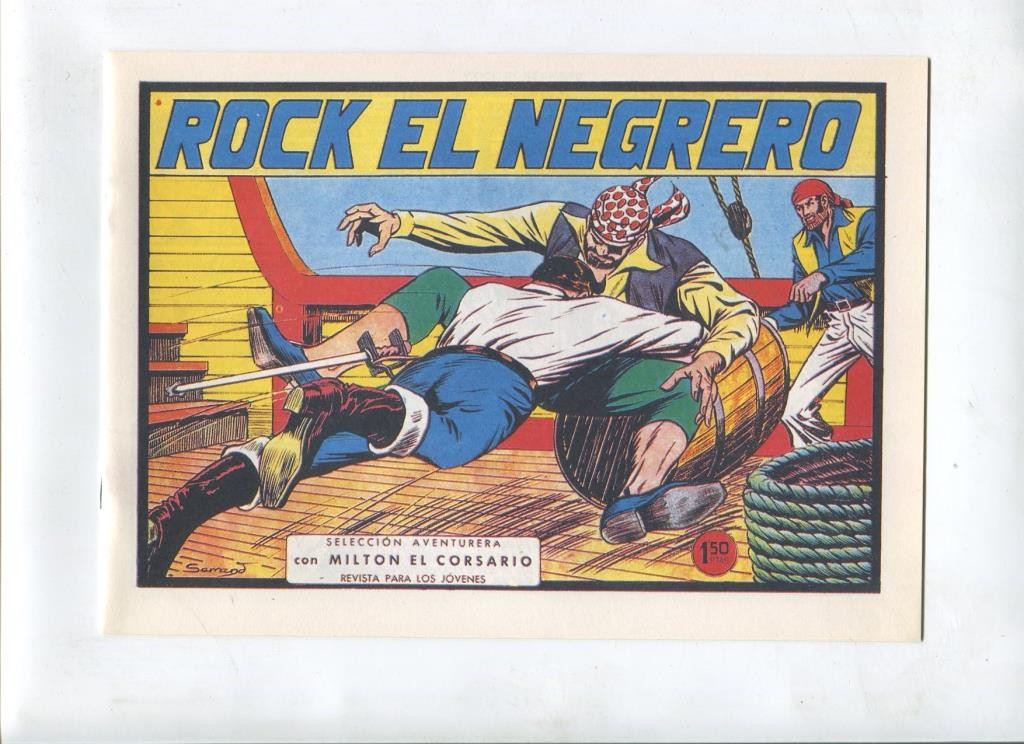 Milton el Corsario , facsimil numero 093: Rock el negrero