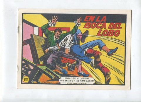 Milton el Corsario , facsimil numero 118: En la boca del lobo