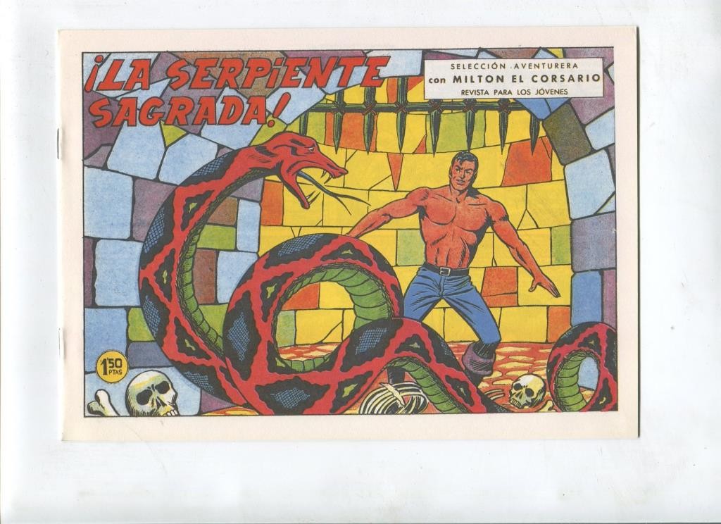 Milton el Corsario , facsimil numero 121: La serpiente sagrada