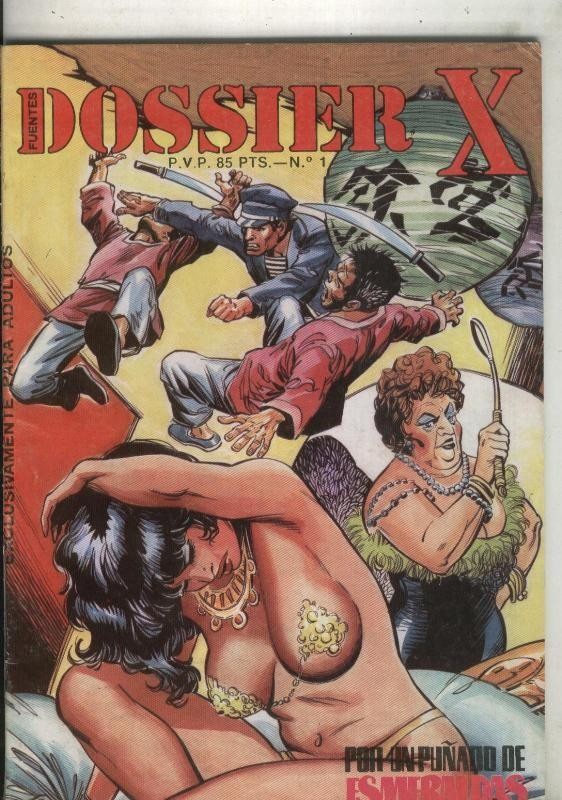 Dossier X numero 01 (numerado 2 en trasera, procede de retapado)