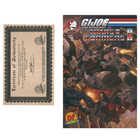 G.I JOE vs TRANSFORMERS, Vol.2 No.01D (with certificate of authenticity)