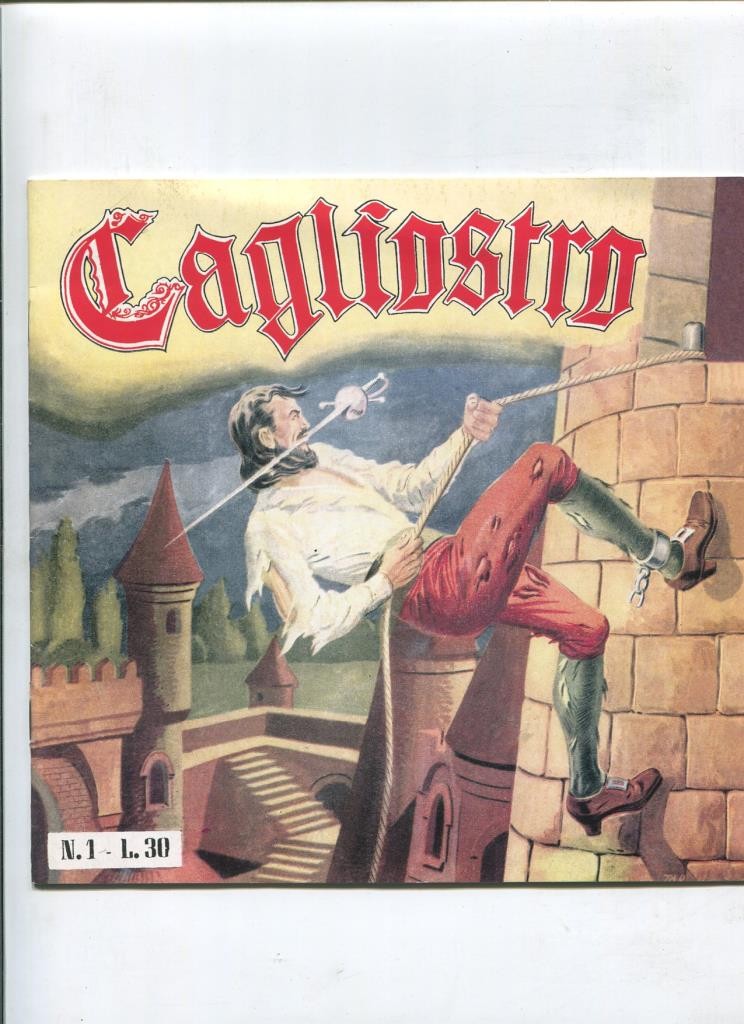 Cagliostro de A.Lavezzolo, facsimil del numero 01