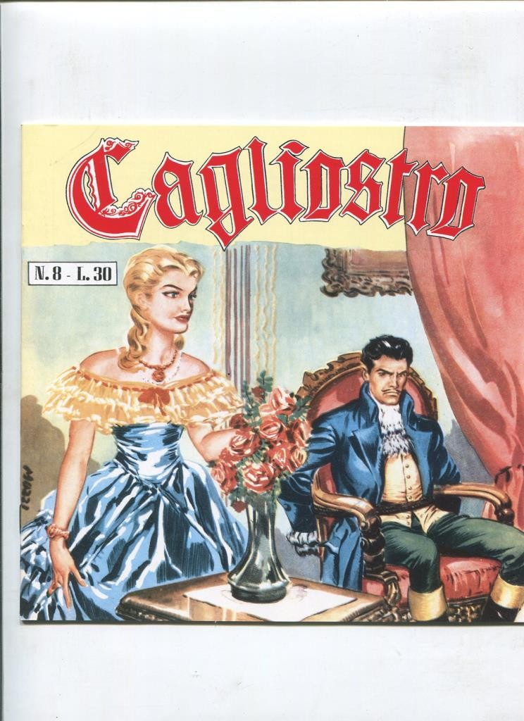 Cagliostro de A.Lavezzolo, facsimil del numero 08
