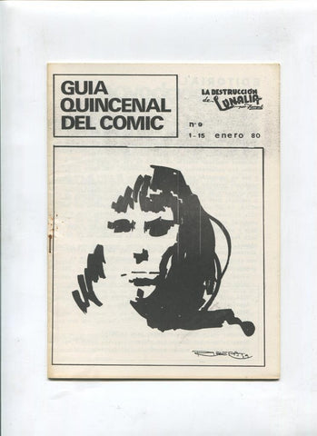 Fanzine: Guia quincenal del Comic numero 09 (1980)