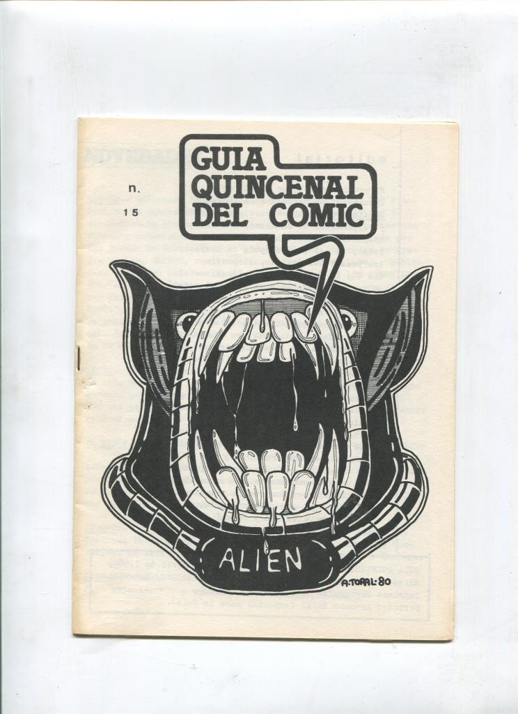 Fanzine: Guia quincenal del Comic numero 15 (1980)