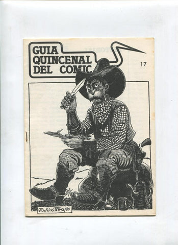 Fanzine: Guia quincenal del Comic numero 17 (1980)