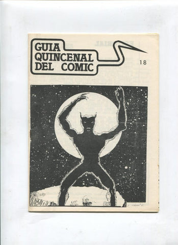 Fanzine: Guia quincenal del Comic numero 18 (1980)