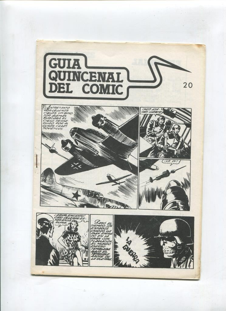 Fanzine: Guia quincenal del Comic numero 20 (1980)