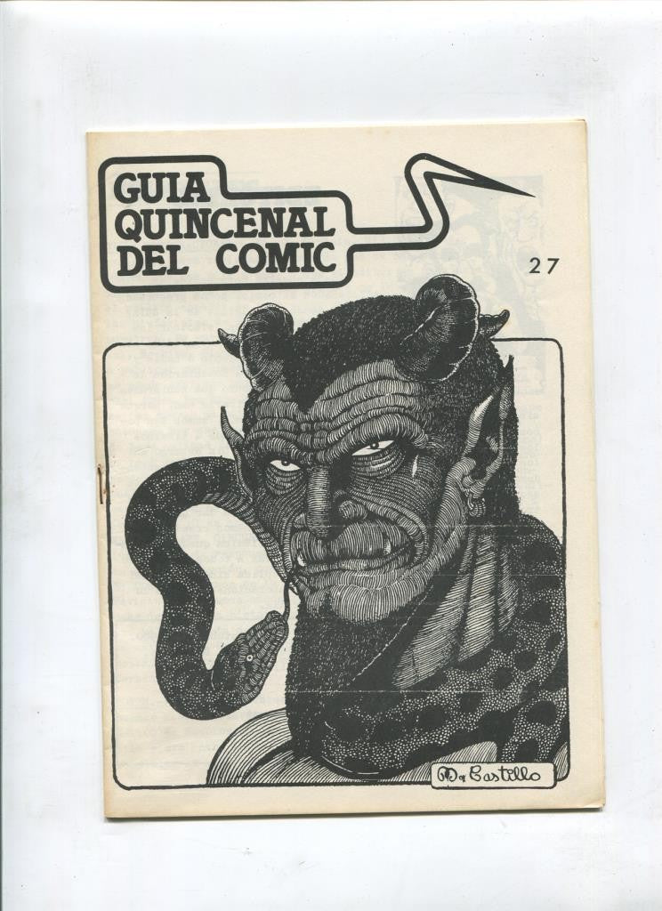 Fanzine: Guia quincenal del Comic numero 27 (1980)