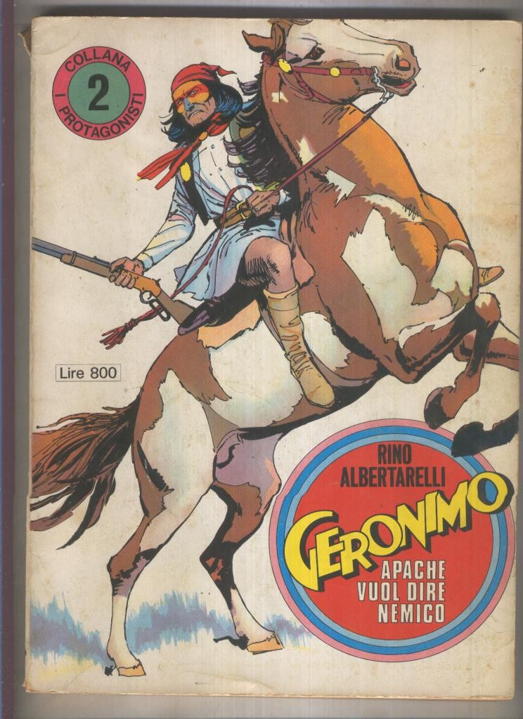 I protagonisti numero 02: Geronimo (algo cello lado superior lomo)