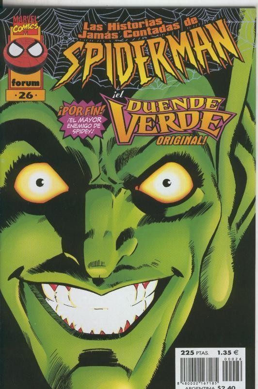 Las historias jamas contadas de Spiderman numero 26: Villanos en el campus