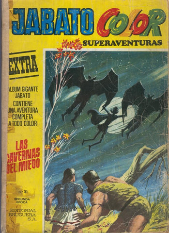 JABATO COLOR EXTRA, 2a Epoca,( Año VIII) No.21: Las cavernas del miedo