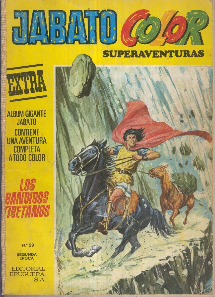 JABATO COLOR EXTRA, 2a Epoca,( Año IX) No.29: Los bandidos Tibetanos