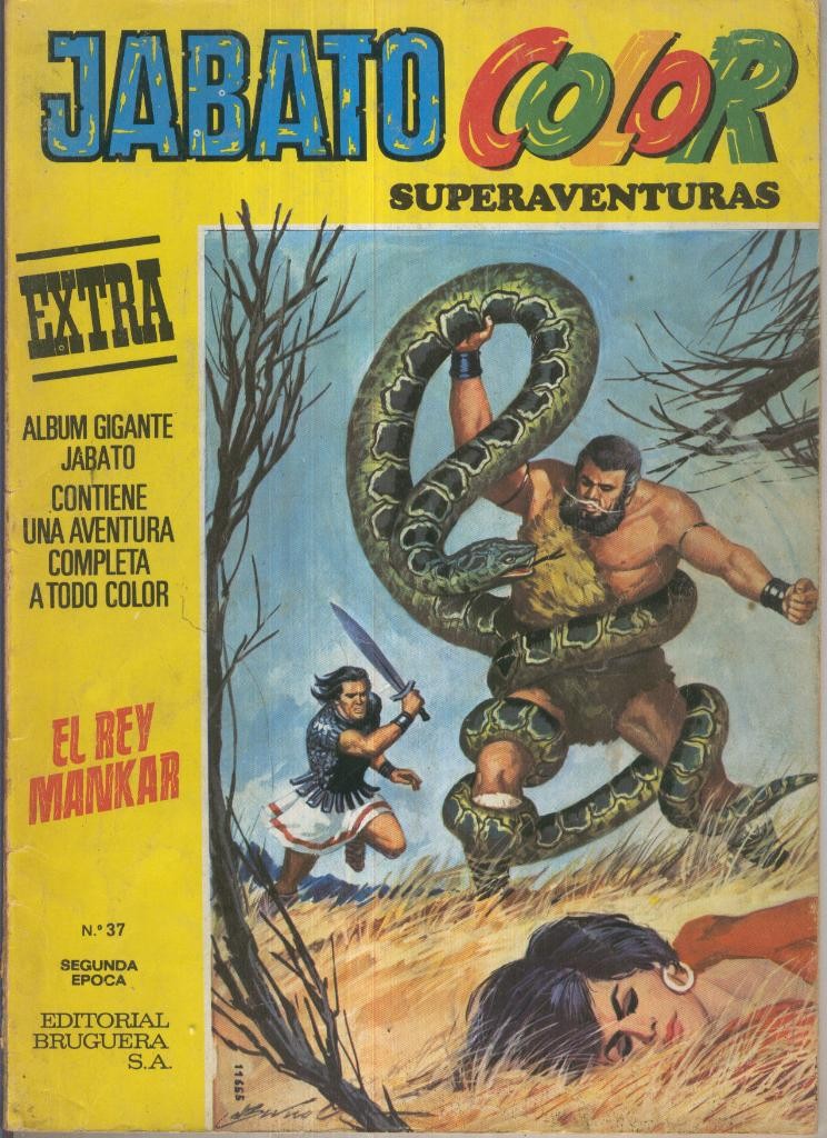 JABATO COLOR EXTRA, 2a Epoca,( Año X) No.37: El rey Mankar