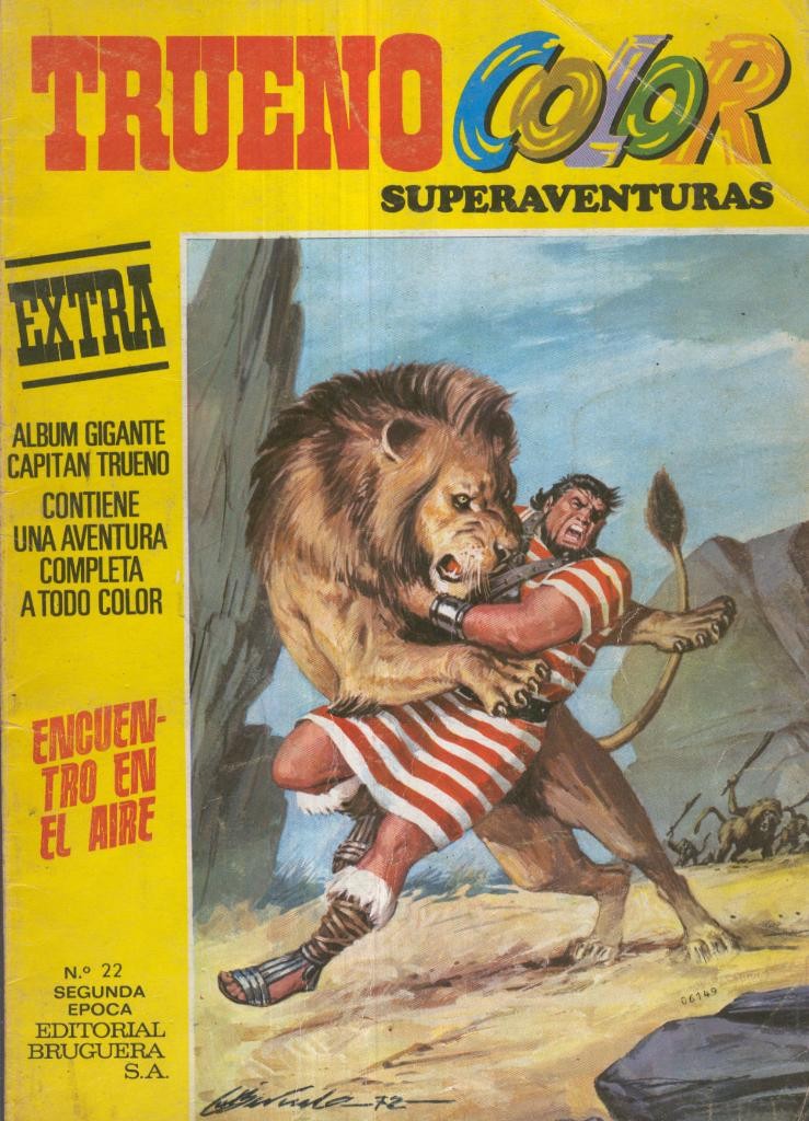TRUENO COLOR EXTRA, 2a Epoca,( Año X) No.22: Encuentro en el aire