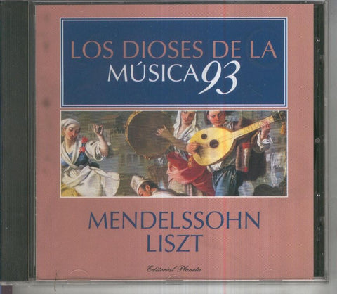 CD Musica: Coleccion Los Dioses de la Musica 93, No.19: MENDELSOOHN, LISZT