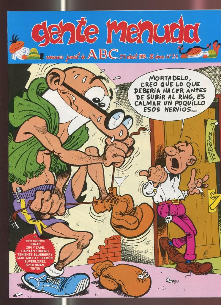 Gente Menuda seminario juvenil de ABC numero 024: El Capitan Trueno, etc