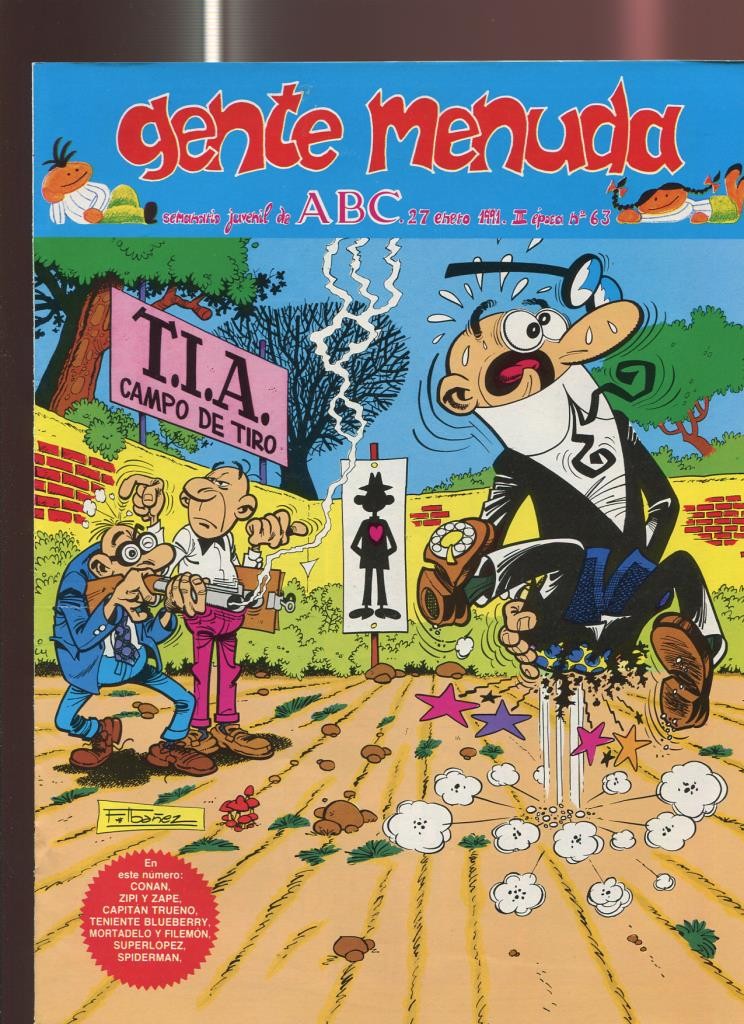 Gente Menuda seminario juvenil de ABC numero 063: El Capitan Trueno, etc