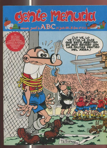 Gente Menuda seminario juvenil de ABC numero 240: El Capitan Trueno, etc