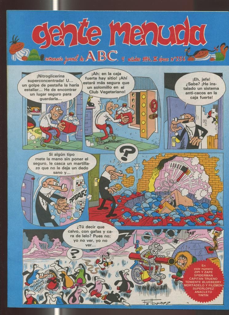 Gente Menuda seminario juvenil de ABC numero 256: El Capitan Trueno, etc