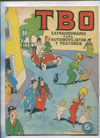 TBO extra  de 06 pts: Automovilistas y peatones, portada de Castany