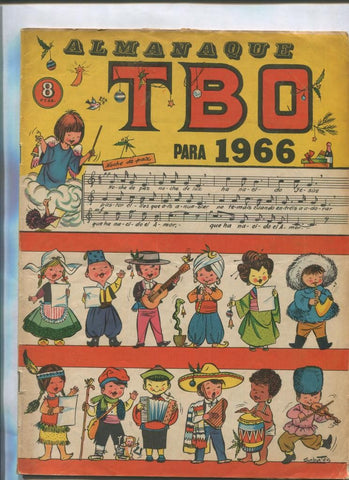 TBO extra  de 08 pts: Almanaque 1966, portada de Sabates