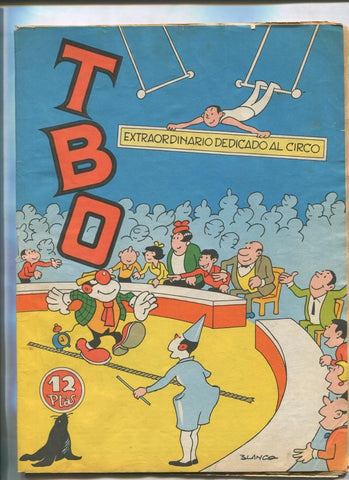 TBO extra  de 12 pts: Circo, portada de Blanco