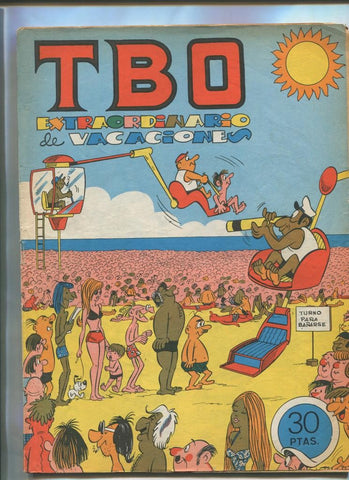 TBO extra  de 30 pts: Vacaciones, portada de Sabates