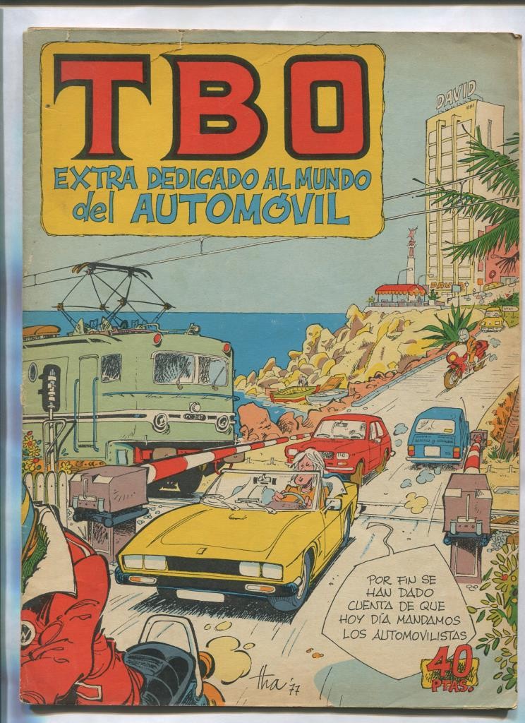 TBO extra  de 40 pts: automovil, portada de tha