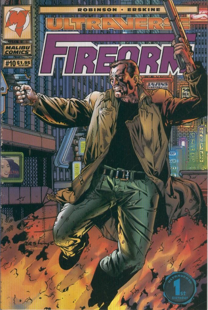 Ultraverse FIREARM, Vol.1 No.10: South of Watford then way, way North