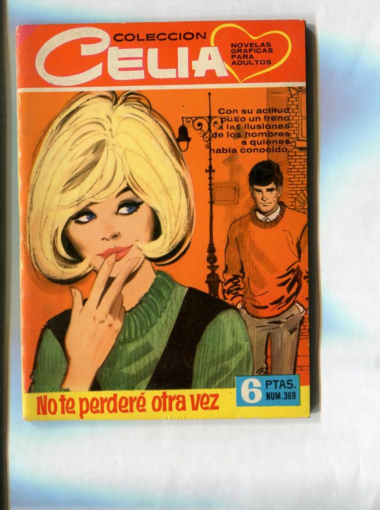 Celia numero 369: No te perdere otra vez, trasera publicidad de Lois pantalon tejano