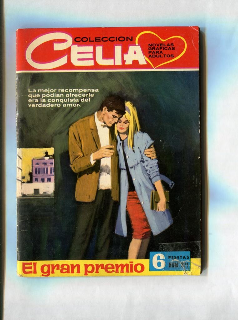Celia numero 371: El gran premio, trasera publicidad de Lois pantalon tejano