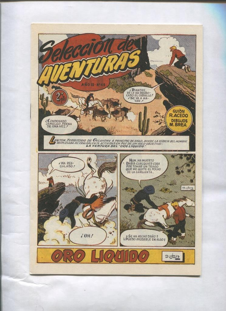 Seleccion de Aventuras Oeste numero 43: Oro liquido