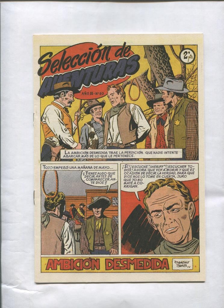 Seleccion de Aventuras Oeste numero 50: Ambicion desmedida