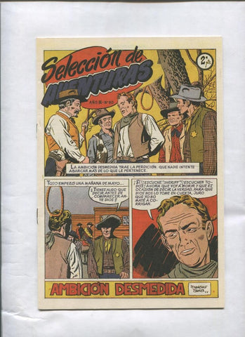 Seleccion de Aventuras Oeste numero 50: Ambicion desmedida