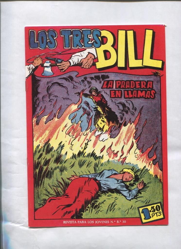 Los Tres Bill numero 11: La pradera en llamas