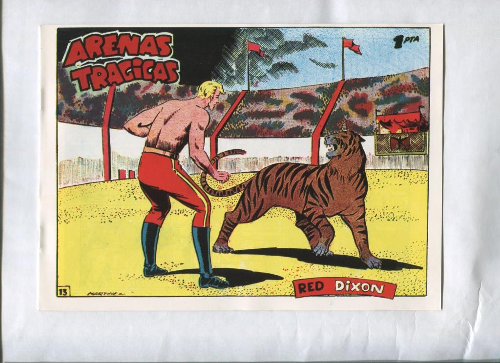 Facsimil: Red Dixon primera serie numero 13: Arenas tragicas