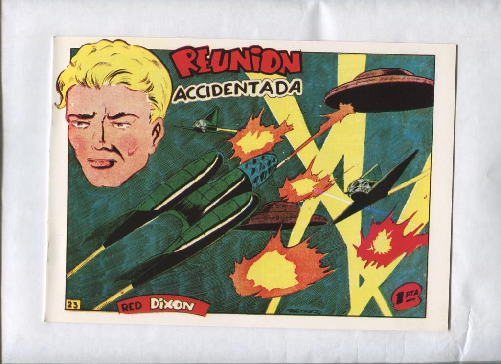 Facsimil: Red Dixon primera serie numero 23: Reunion accidentada