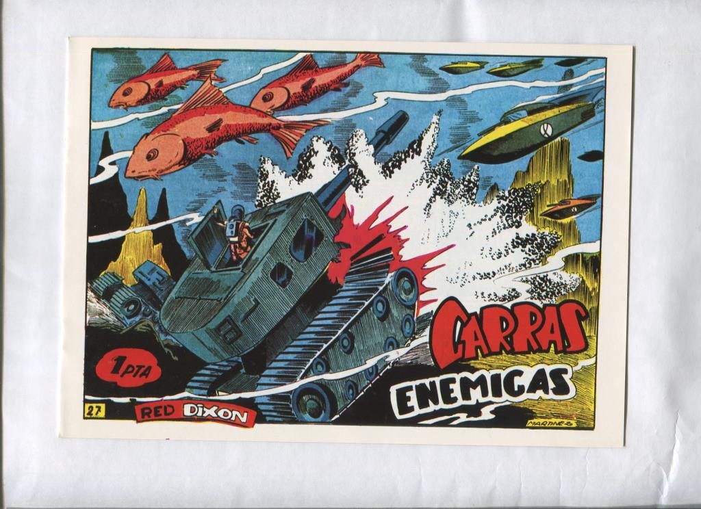 Facsimil: Red Dixon primera serie numero 27: Garras enemigas