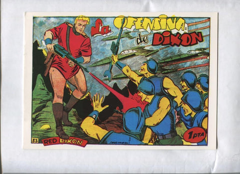 Facsimil: Red Dixon primera serie numero 35: La ofensiva de Dixon