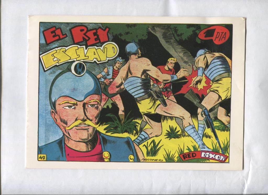 Facsimil: Red Dixon primera serie numero 49: El rey esclavo