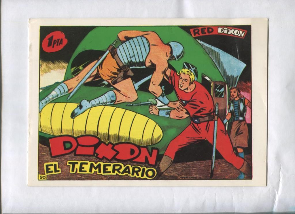 Facsimil: Red Dixon primera serie numero 50: Dixon el temerario