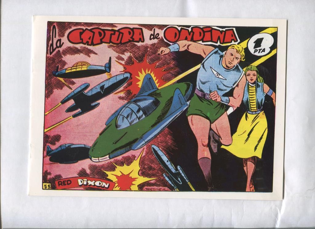 Facsimil: Red Dixon primera serie numero 55: La captura de Ondina