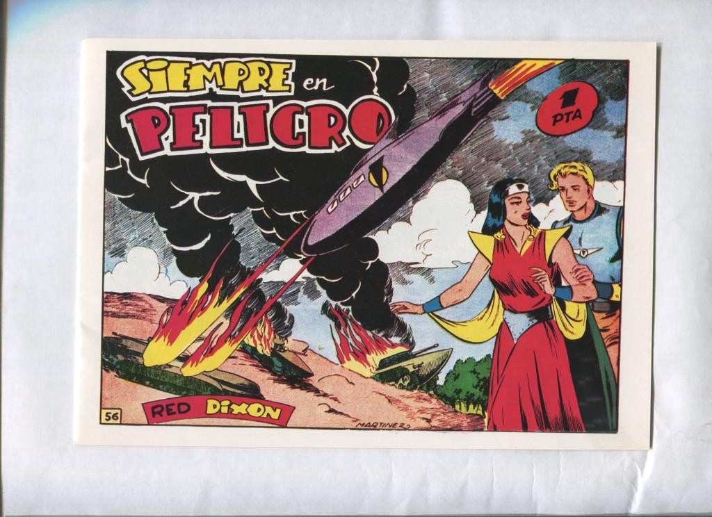 Facsimil: Red Dixon primera serie numero 56: Siempre en peligro