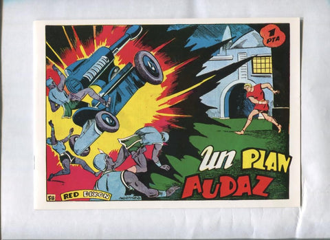 Facsimil: Red Dixon primera serie numero 58: Un plan audaz